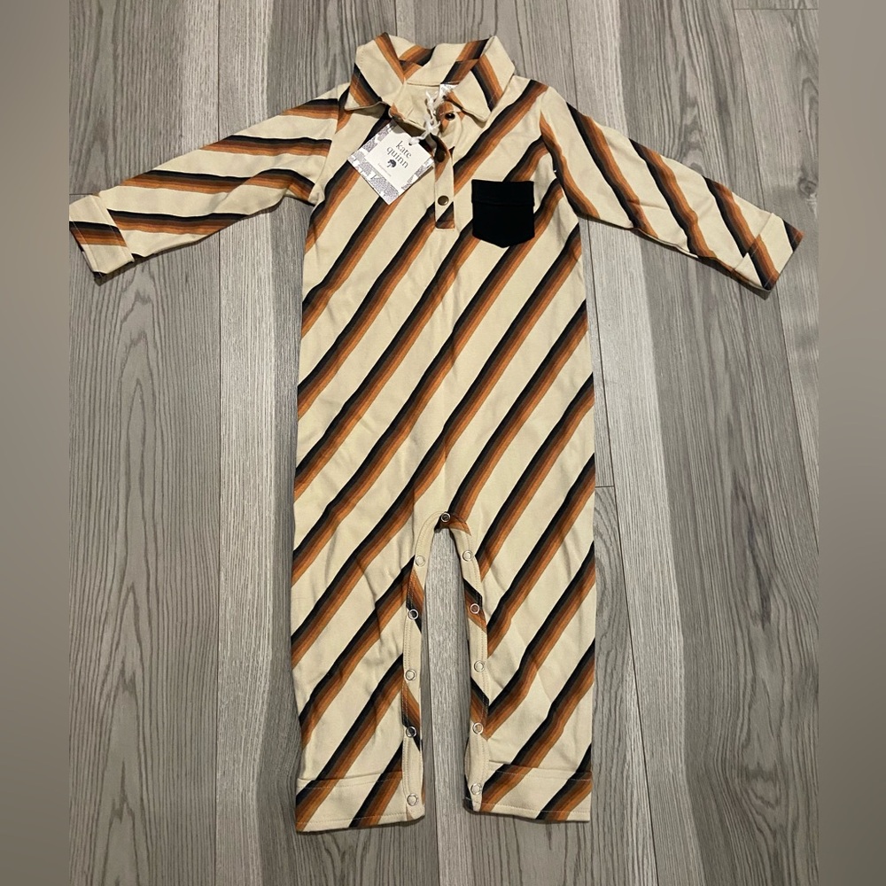 Kate Quinn Collared Jumpsuit Size 2T NWT